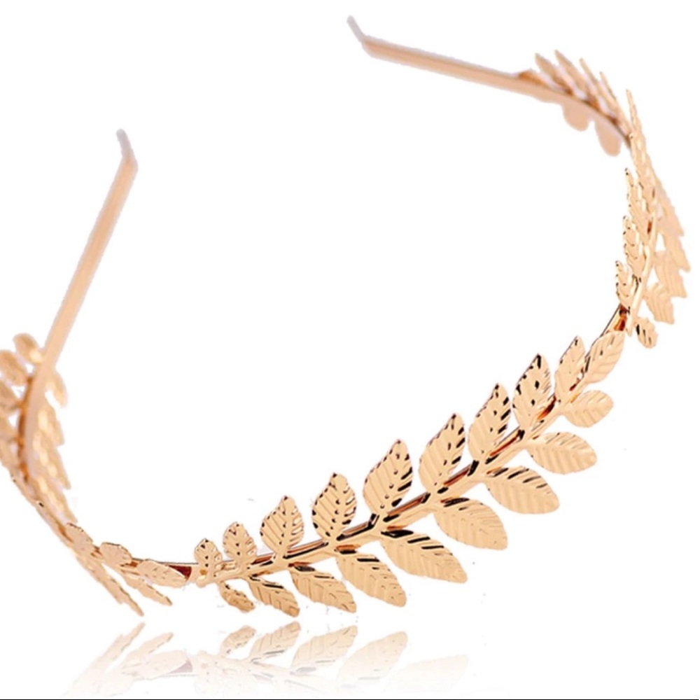 Golden Leaf Headband - Picture 3 of 7